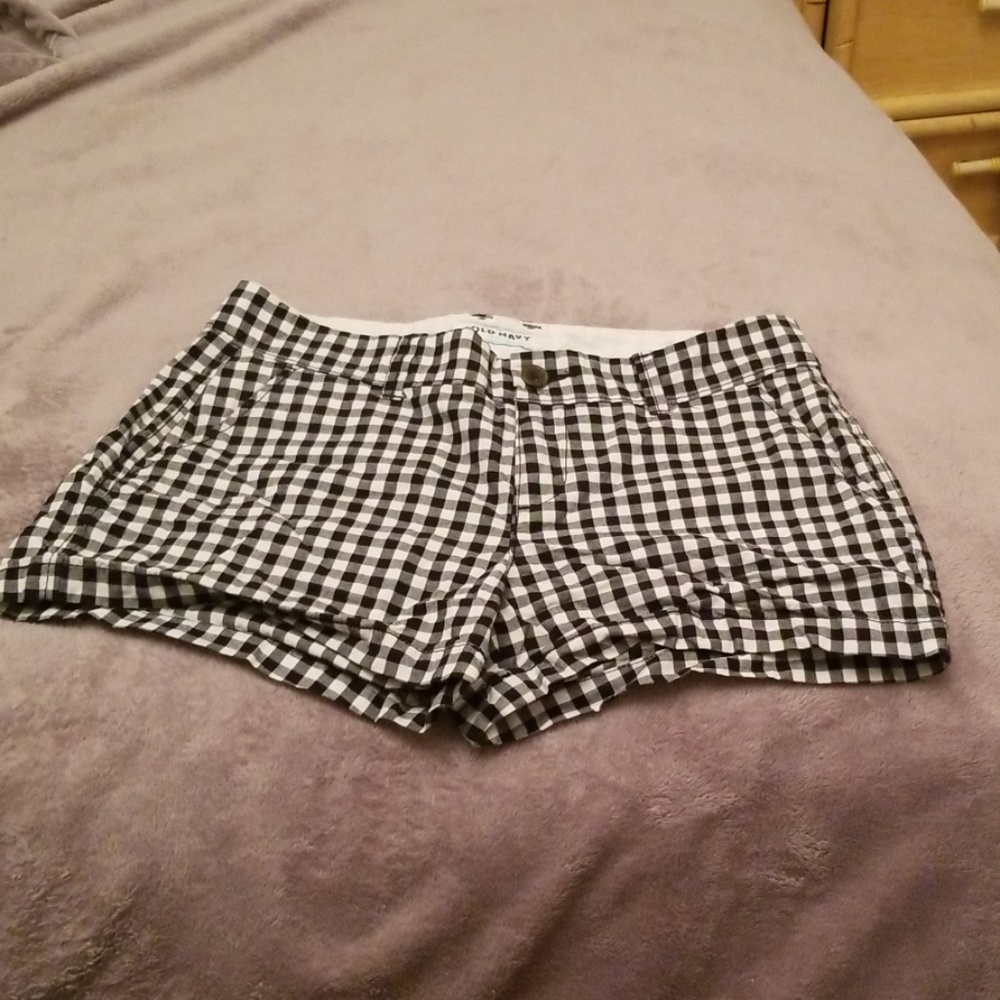 Checkered shorts